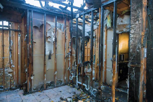 Professional Fire Damage Restoration technician working in Loretto, PA